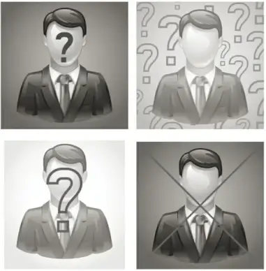 3d avatar icon 03 vector