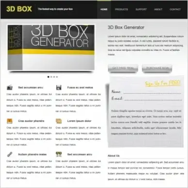 3D BOX Template