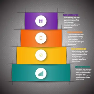 3d infographic vector with abstract tower design
