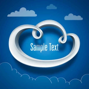 3D stereoscopic bubble dialog box vector