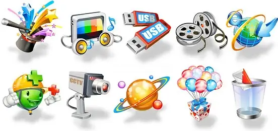 3d texture icon 4 vector