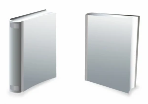 3d vector white books