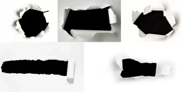 5 hole paper highdefinition picture
