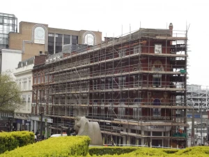 80 83 new street birmingham scaffolding