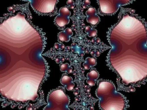 a pink lacy look fractal