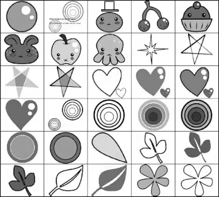 a set of 46 cute stuff brush