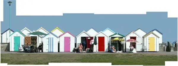 a very english riviera beach huts