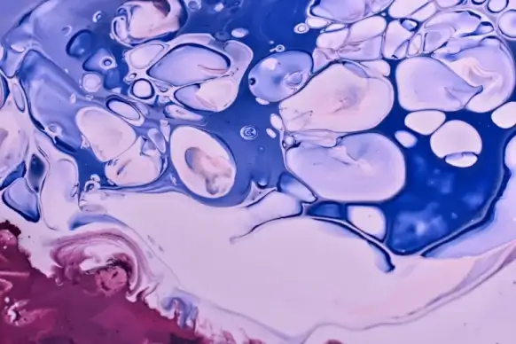 abstract art background template deformed bubbles shapes