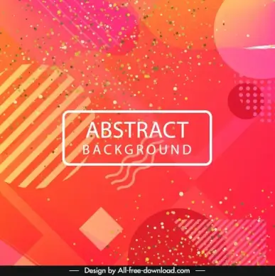 abstract background confetti decor modern flat geometry