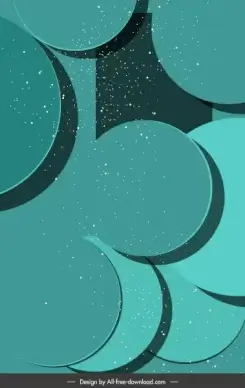 abstract background modern circles sketch green monochrome