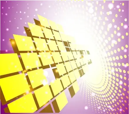 abstract background spiral dotted and square block