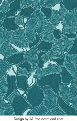 abstract background template flat handdrawn illusion design