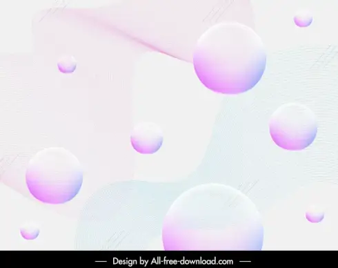 abstract background template modern circles curves 