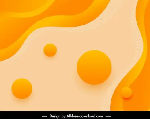 abstract background template modern curves circles shapes