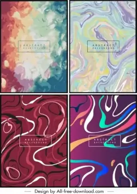 abstract background templates colorful motion design watercolor decor