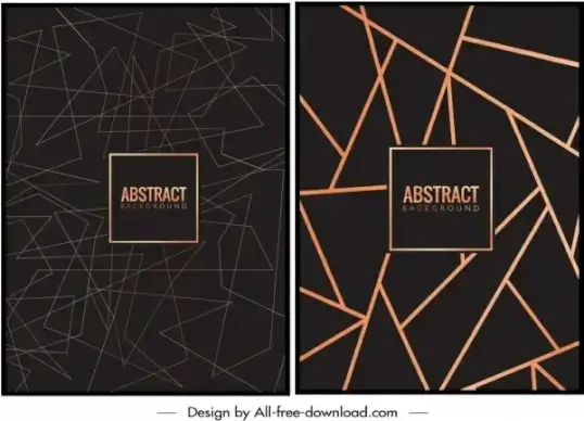 abstract background templates messy triangles sketch dark design