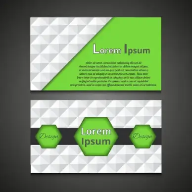 abstract banners design with geometric background