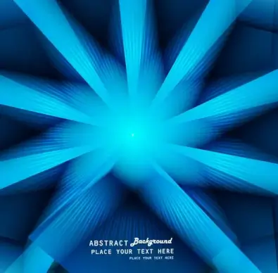 abstract bright blue colorful swirl retro background vector