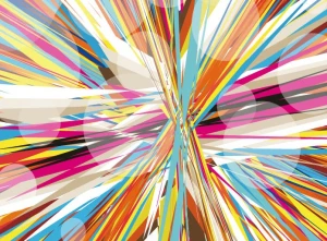 abstract colorful mess background vector illustration