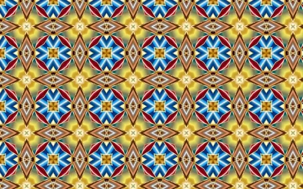 abstract colorful symmetric pattern vector illustration