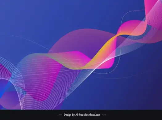 abstract curve background template contrast dynamic abstract waves