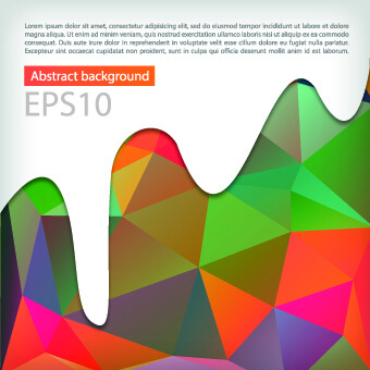 abstract dripping paint background vector