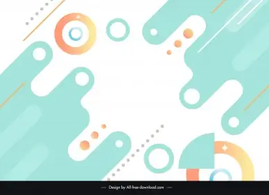 abstract geometric background template elegant bright dynamic