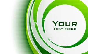 abstract swirling background green white design