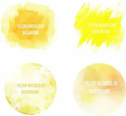 abstract painting design elements yellow grunge decor