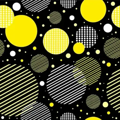 abstract pattern circles ornament flat dark design
