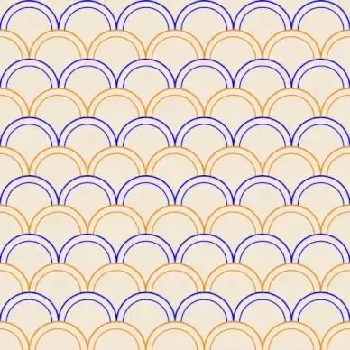 abstract pattern sketch colored circle design repeating style