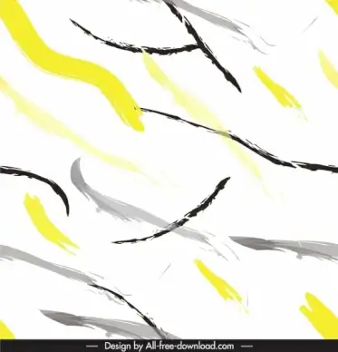 abstract pattern template messy curved strokes sketch
