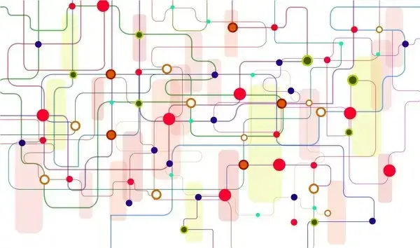 abstract seamless design background lines and dots style