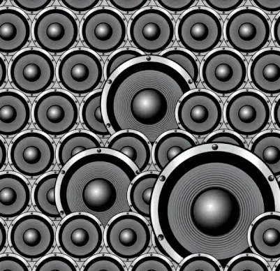 abstract speakers seamless background pattern vector illustration