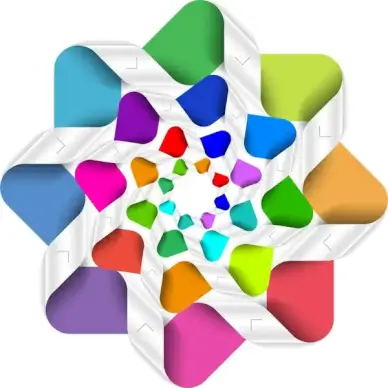 abstract spiral shape