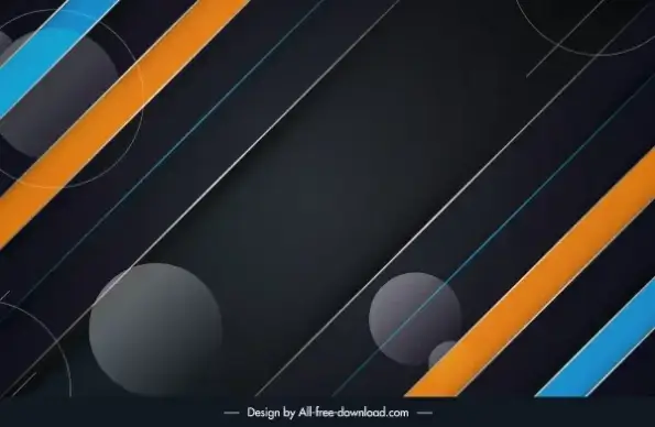 abstract technology background colorful flat dark geometric design