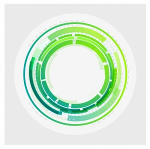 Abstract technology circles background