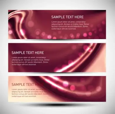 abstract wave banner background