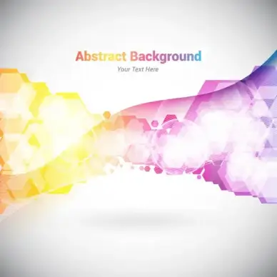 abstract wave of geometric background