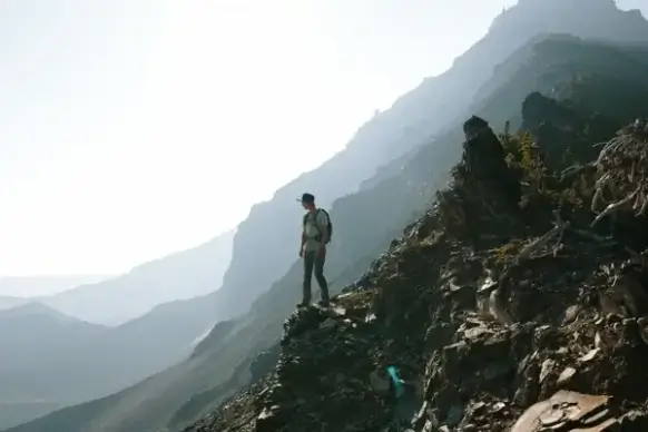 action adventure backpacker challenge climbing