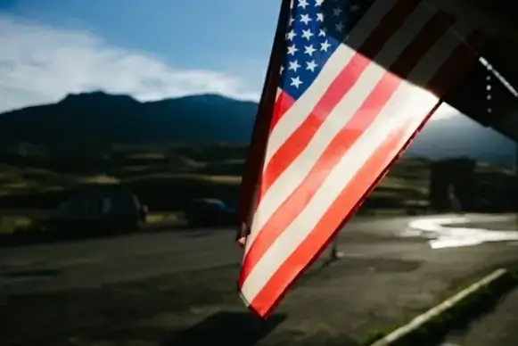 action american flag auto racing beach championship