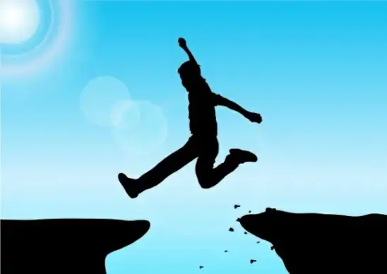 active human background black silhouette jumping gesture