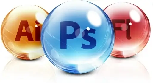 Adobe CS5 Glass Dock icons icons pack