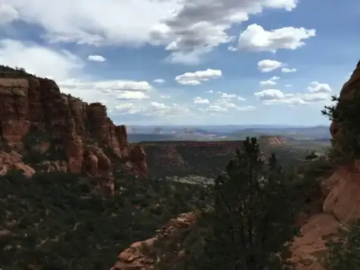 adventure arid canyon daytime desert geology hiker