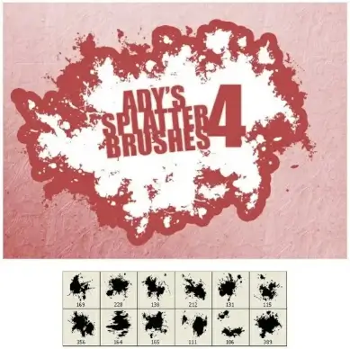 Ady's Splatter Brushes 4
