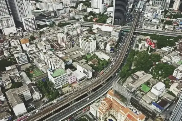 aerial architecture city cityscape contemporary down