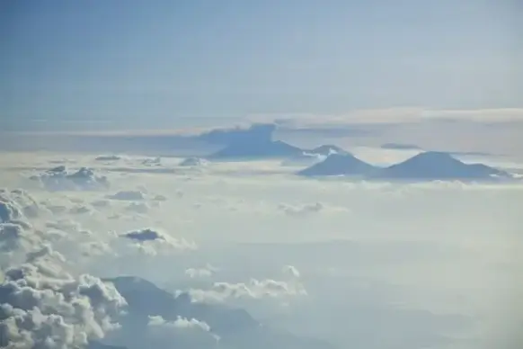 aeroplane air airplane cloud fog heaven high