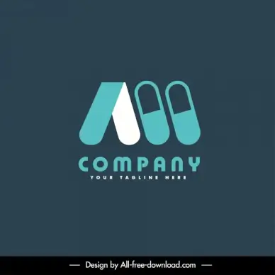 ah logotype flat contrast stylized texts sketch
