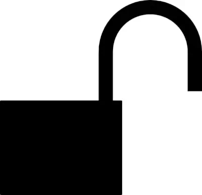 Aj Padlock Silhouette clip art