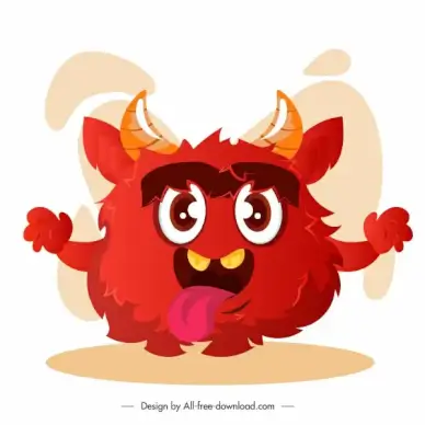 alien monster icon cute cartoon character sketch